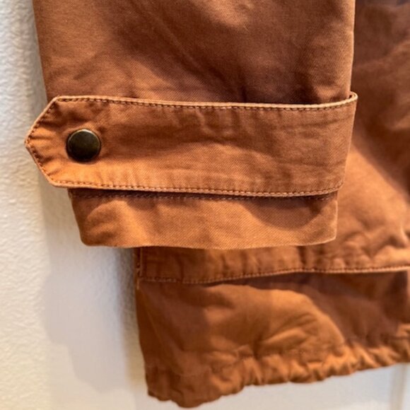 Forever 21 Camel Hooded Anorak Jacket - Women's Medium - Picture 9 of 12